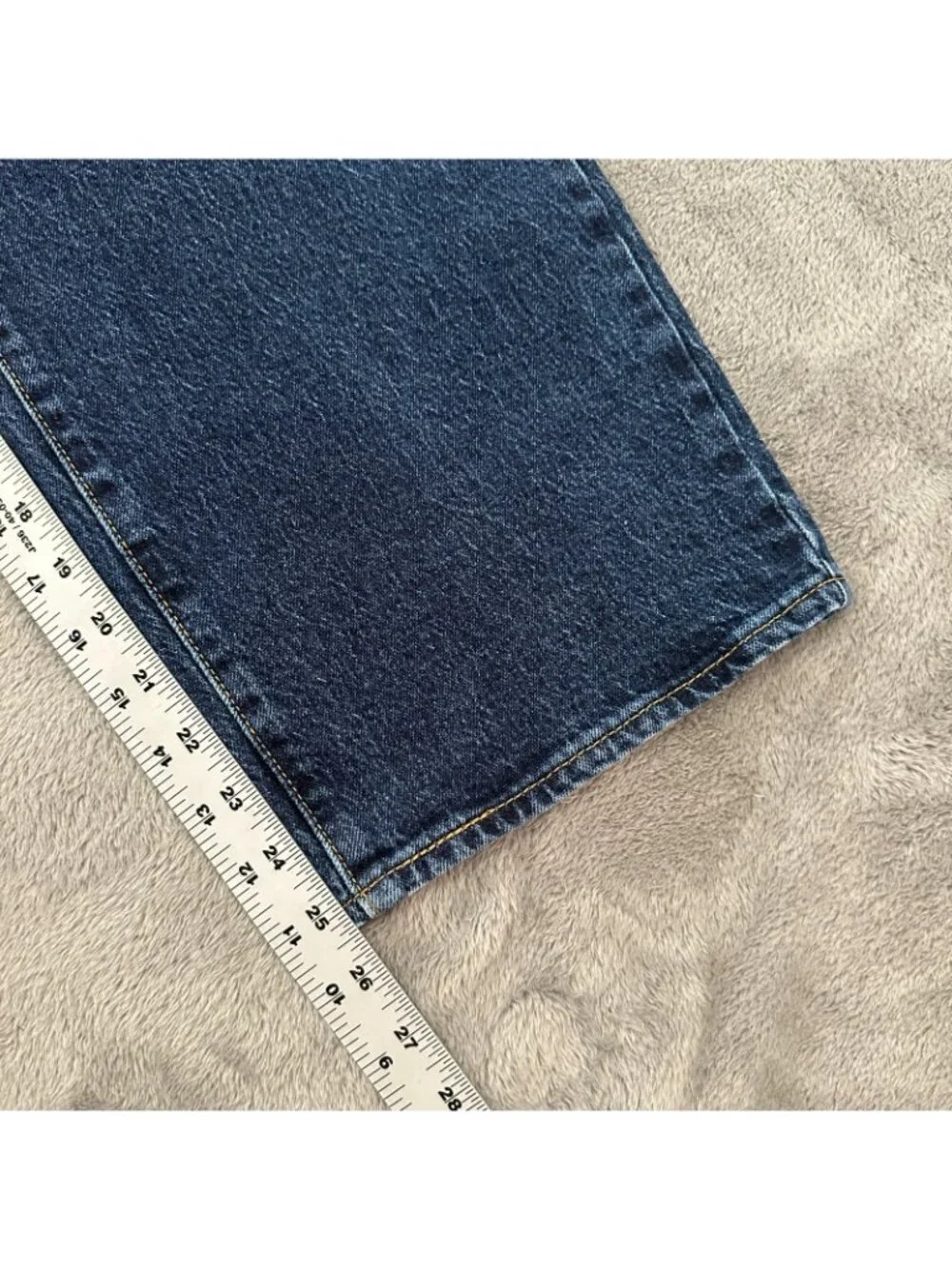 Levis Wedgie Straight Leg Jeans Womens size 22W Dark Wash Button Fly